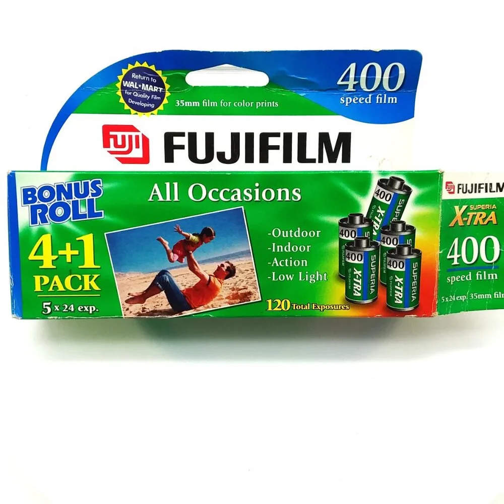 Fujifilm Superia X-TRA 400 Film 5 24 exp New Unused Rolls Film Photography 35mm
